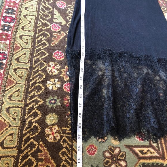 BCBGMaxAzria “Livi” Lace-Hem Ribbed Tunic Dress XXS - Picture 13 of 16